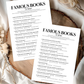 Famous Books Trivia - Book Club Edition