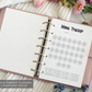 Chinese Blossoms Mood Tracker (Planner Insert)