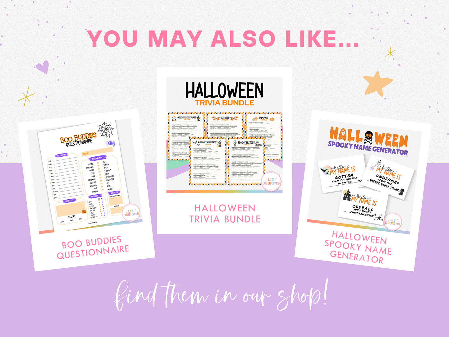 Halloween Coloring Card Bundle