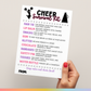 Cheer Survival Kit Tags