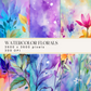 Watercolor Florals Digital Papers