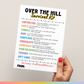 Over the Hill Survival Kit Tags