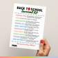 Teacher (Back to School) Survival Kit Tags
