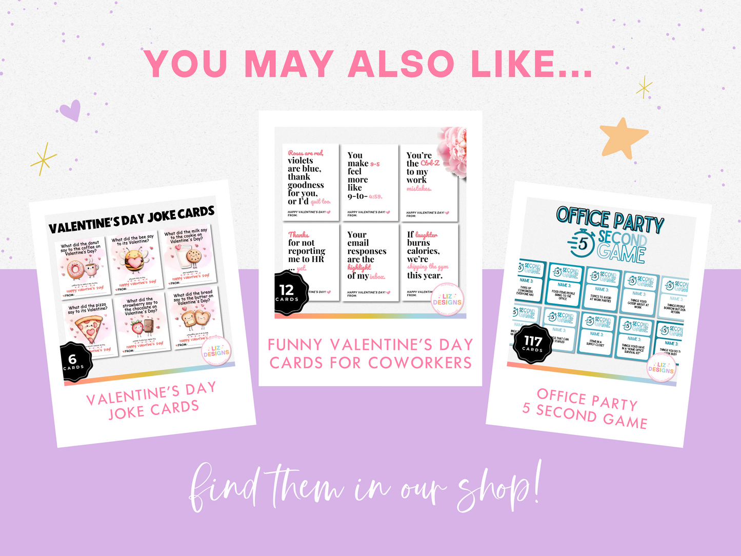 Valentine's Day Trivia Game Bundle
