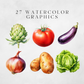 Fruits & Vegetables Clipart Pack