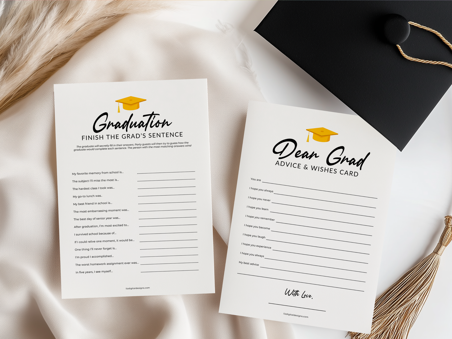 Graduation Party Game Pack