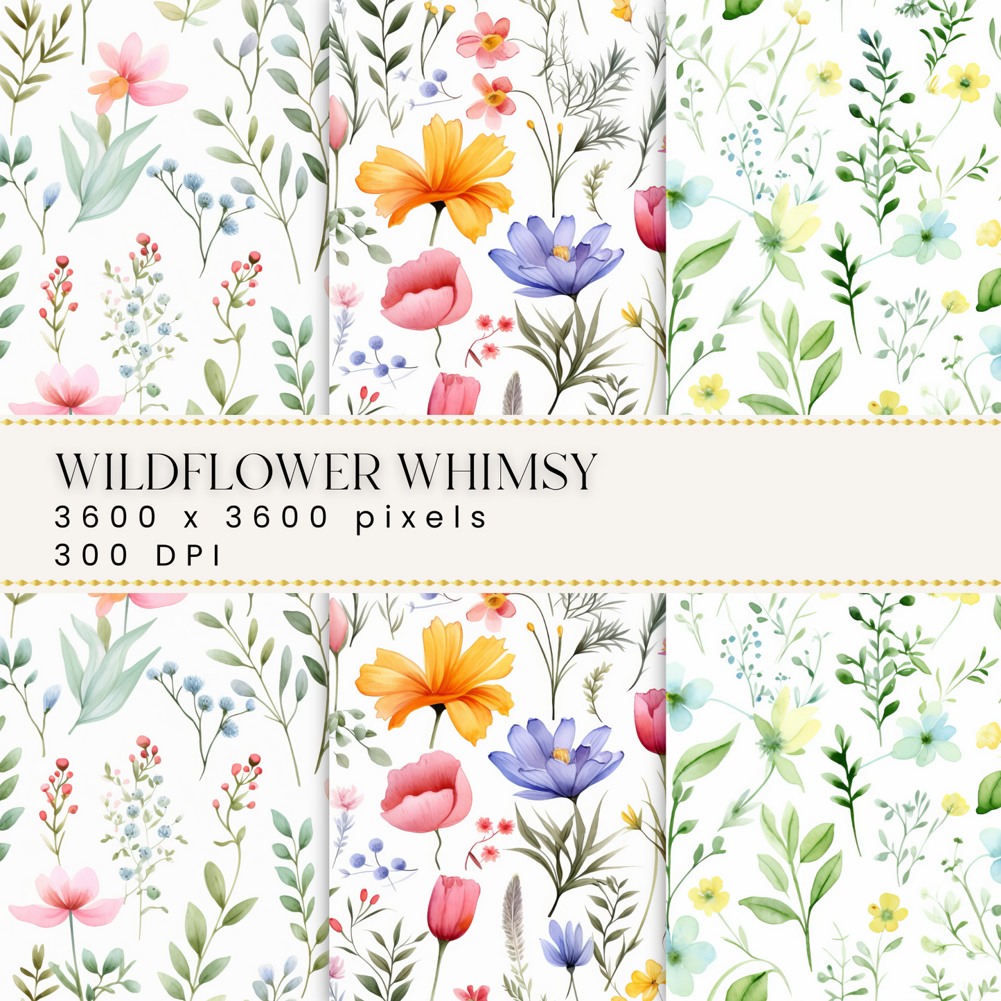 Wildflower Whimsy Digital Papers