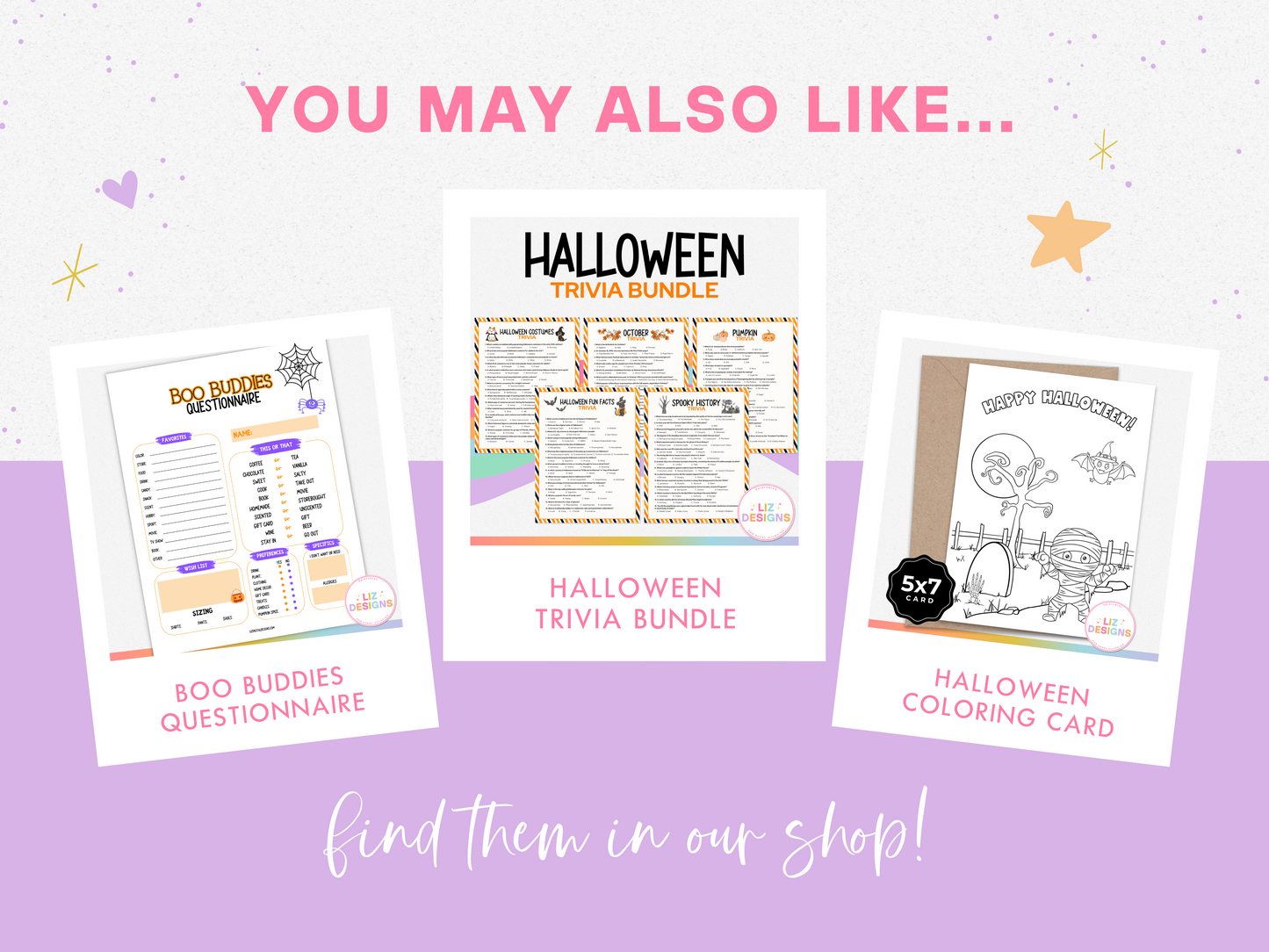 Halloween Coloring Card