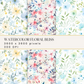 Watercolor Floral Bliss Digital Papers