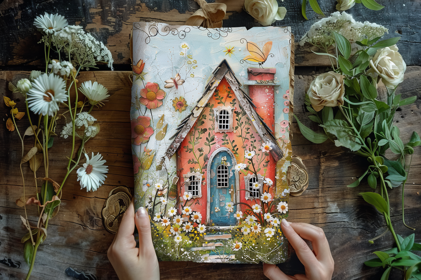 Whimsical Houses - Junk Journal & Scrapbooking Paper