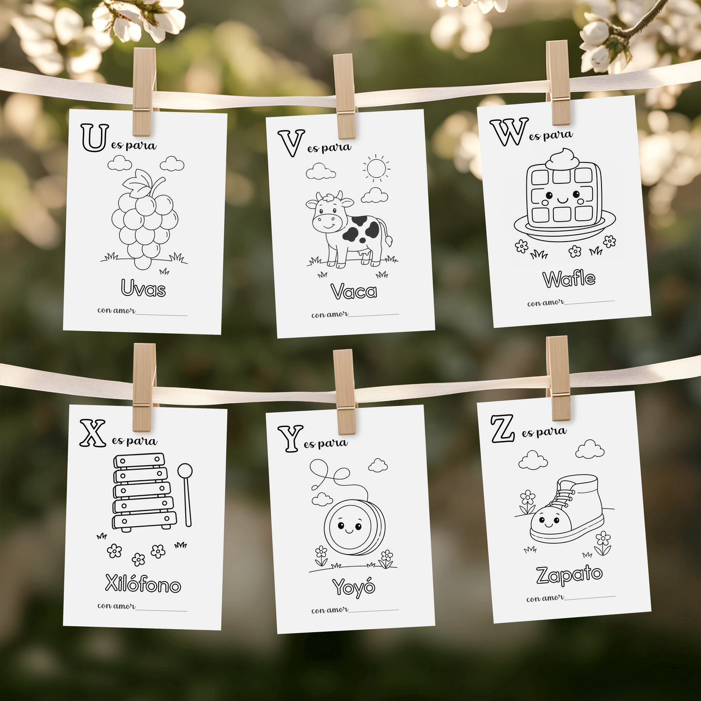 Baby's First ABC Coloring Book in Spanish (El Primer Libro ABC del Bebe)