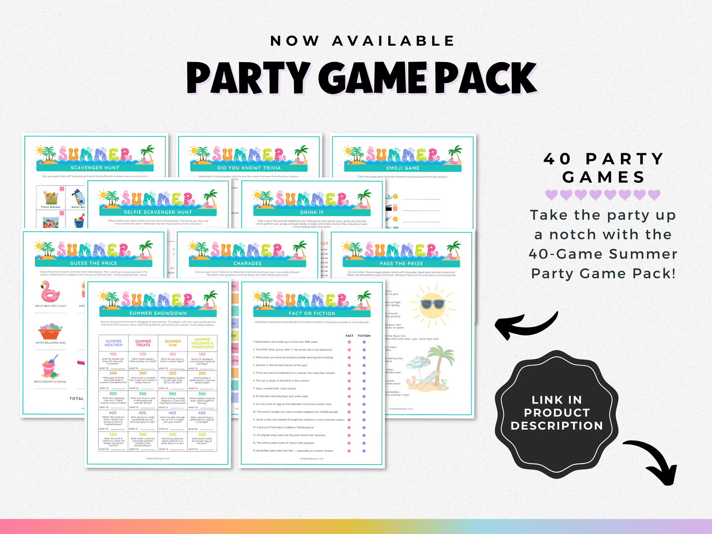 Left Right Game - Summer Edition