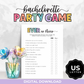 Bachelorette Party Game - Ever or Never