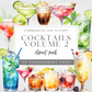 Watercolor Cocktails Volume 2 Clipart Pack