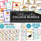 College Bundle - "Open When" Envelopes & Gift Card Book for College Students