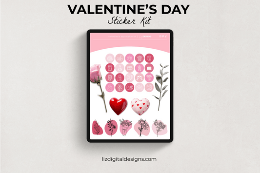 Valentine's Day Sticker Kit