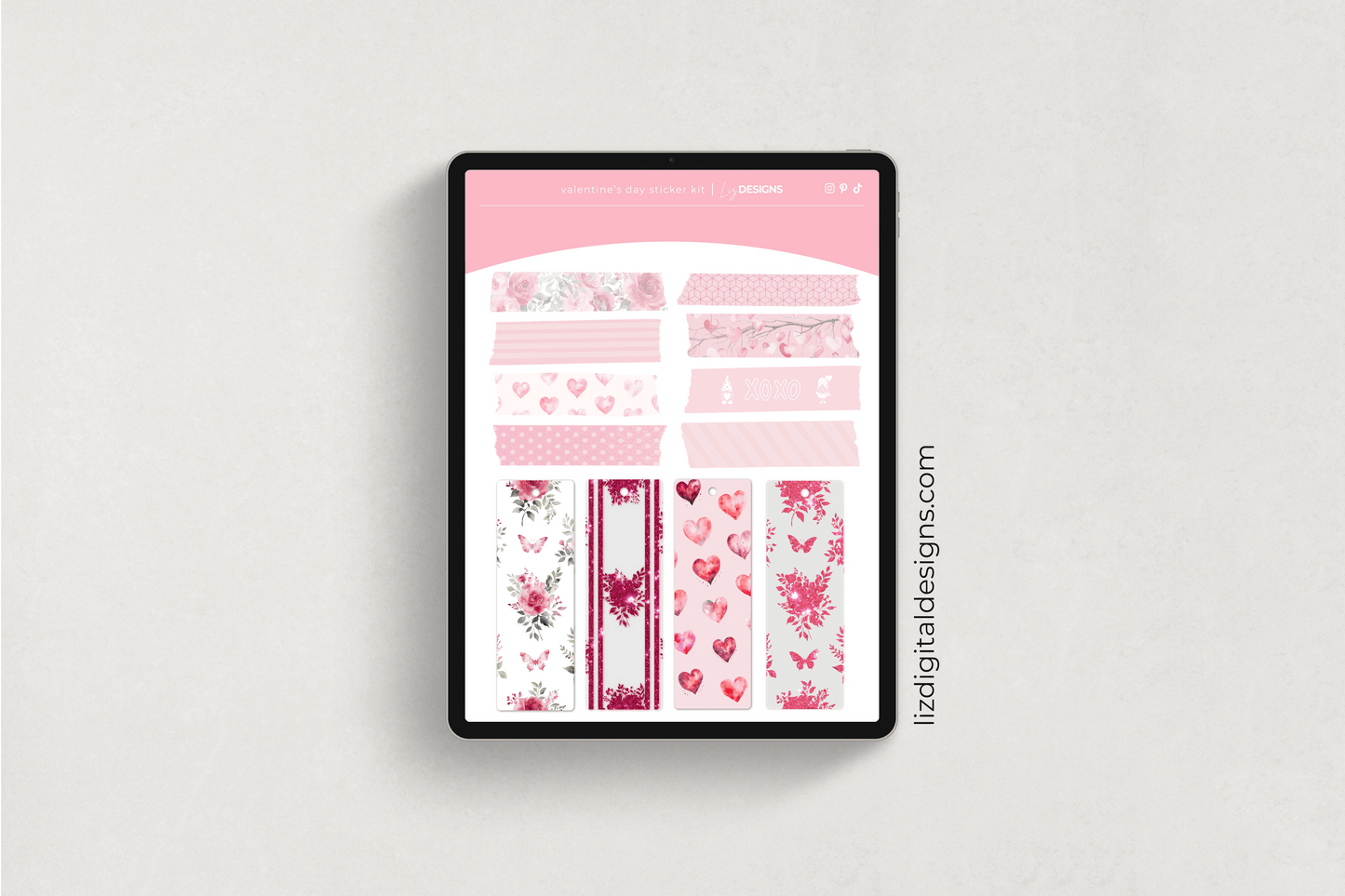 Valentine's Day Sticker Kit