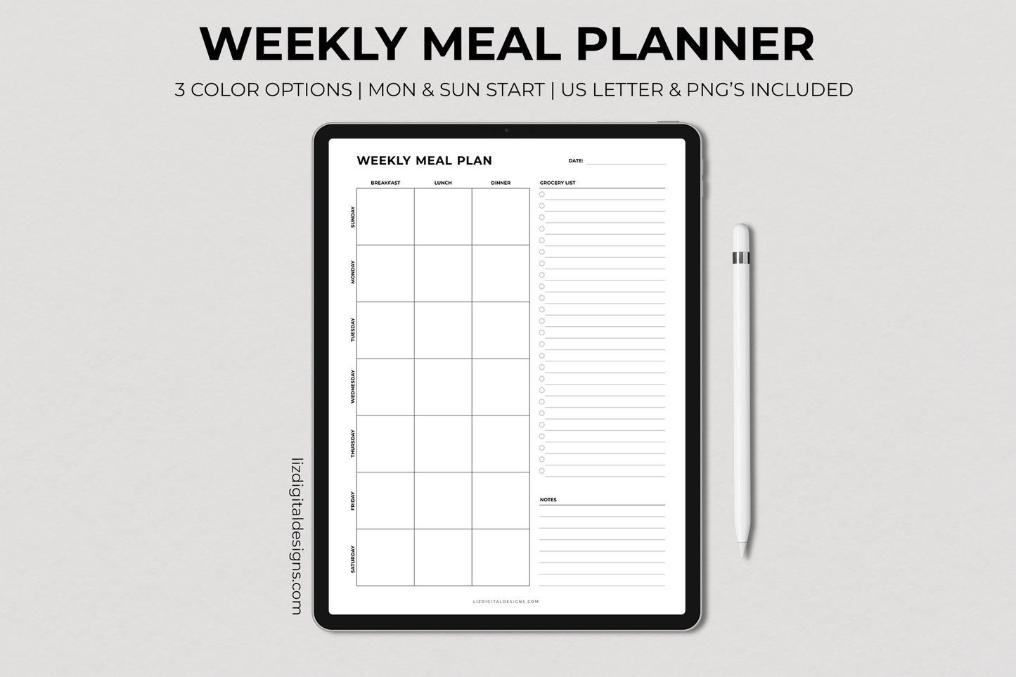 Weekly Meal Planner