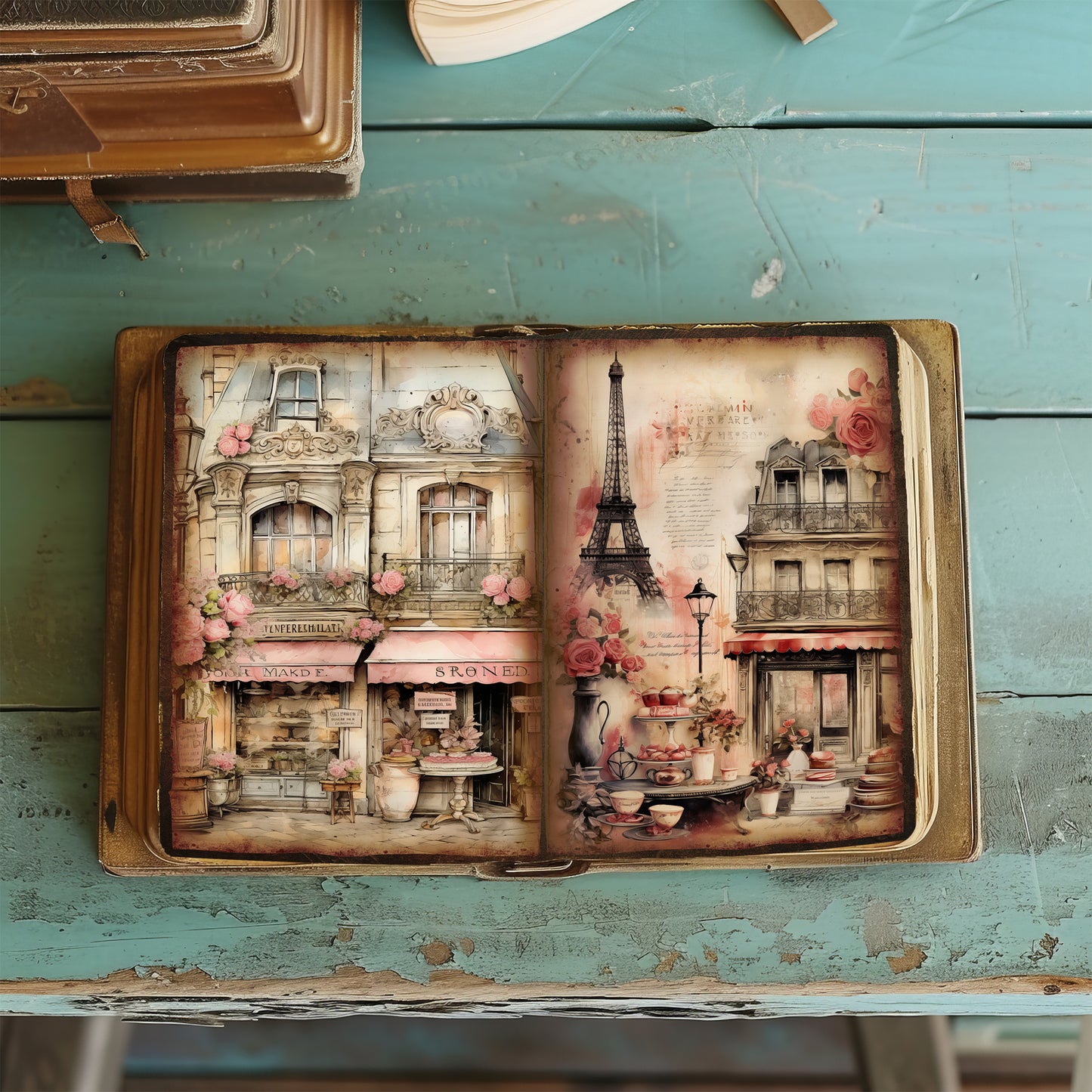 Paris Charm - Junk Journal & Scrapbooking Papers