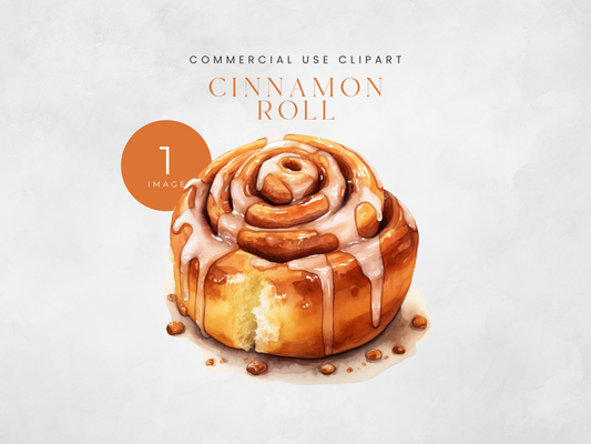 Cinnamon Roll - $1 Single Clipart