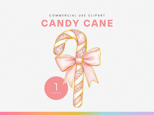 Candy Cane - $1 Single Clipart