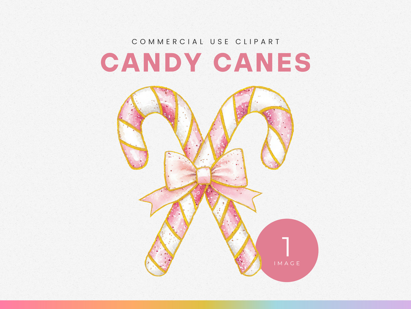 Candy Canes - $1 Single Clipart