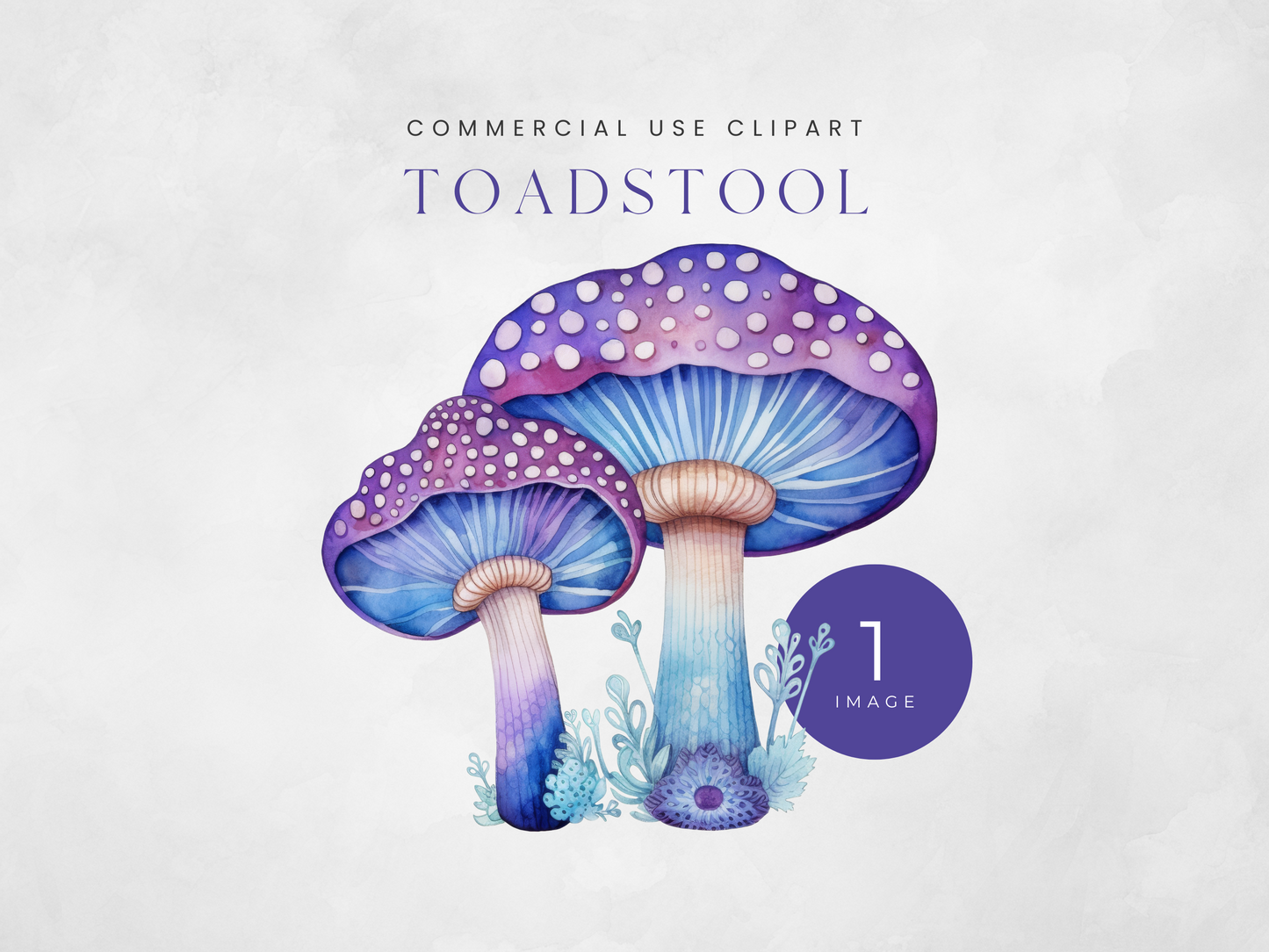 Toadstool - $1 Single Clipart