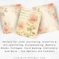 Soft Pink Florals - Junk Journal & Scrapbooking Papers