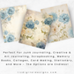 Blue Carnations - Junk Journal & Scrapbooking Papers