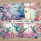 Hummingbirds & Florals - Junk Journal Kit