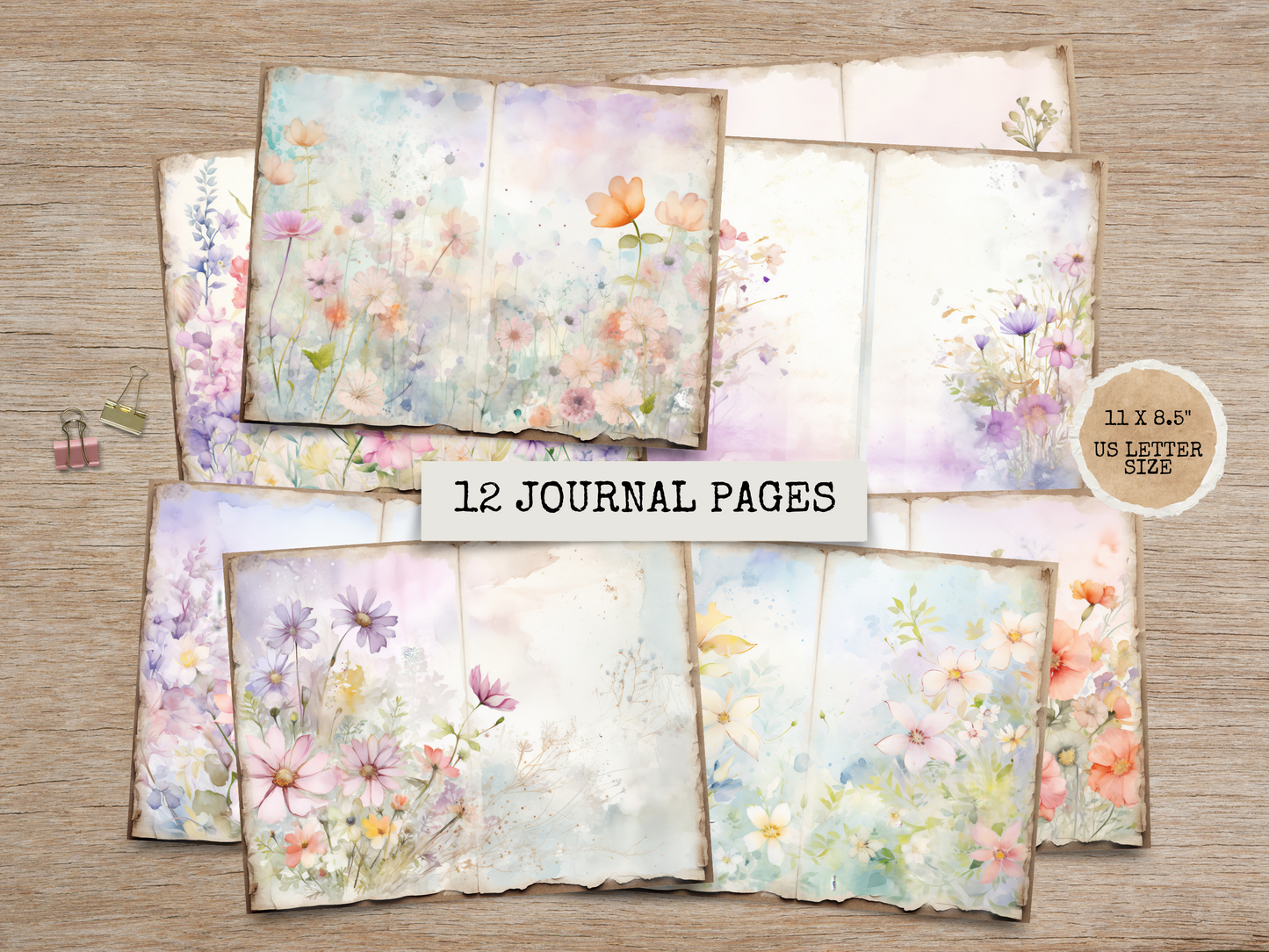 Wildflowers - Junk Journal Kit