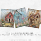 Whimsical Houses - Junk Journal & Scrapbooking Paper