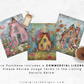 Whimsical Houses - Junk Journal & Scrapbooking Paper