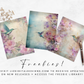 Hummingbird and Florals - Junk Journal & Scrapbooking Papers