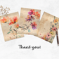 Watercolor Florals - Junk Journal & Scrapbooking Paper