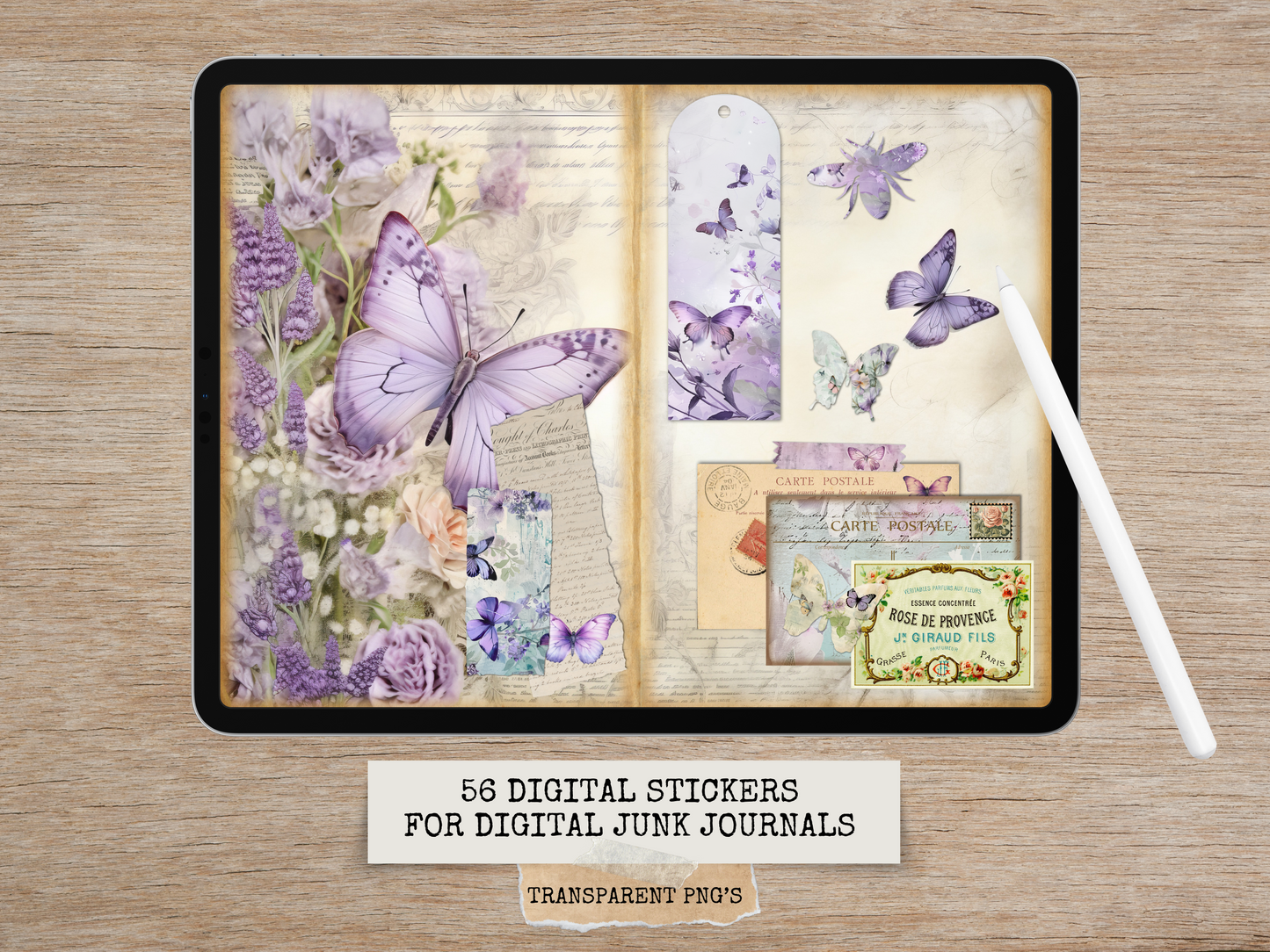 Butterfly Garden - Junk Journal Kit