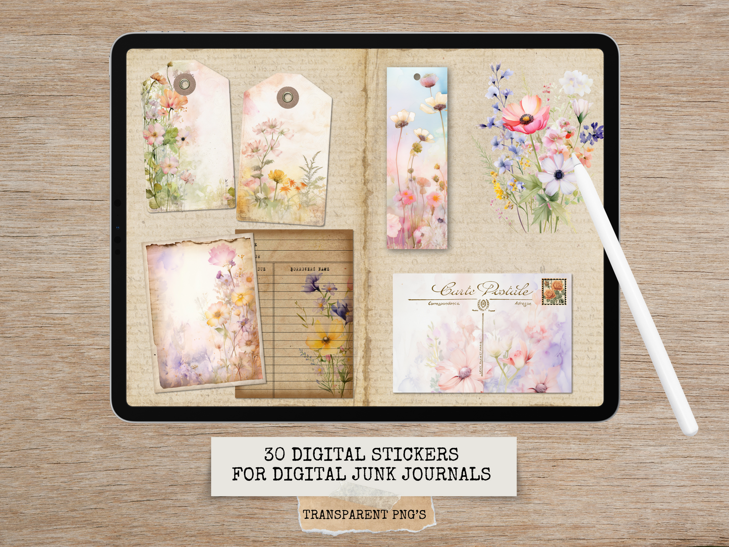 Wildflowers - Junk Journal Kit