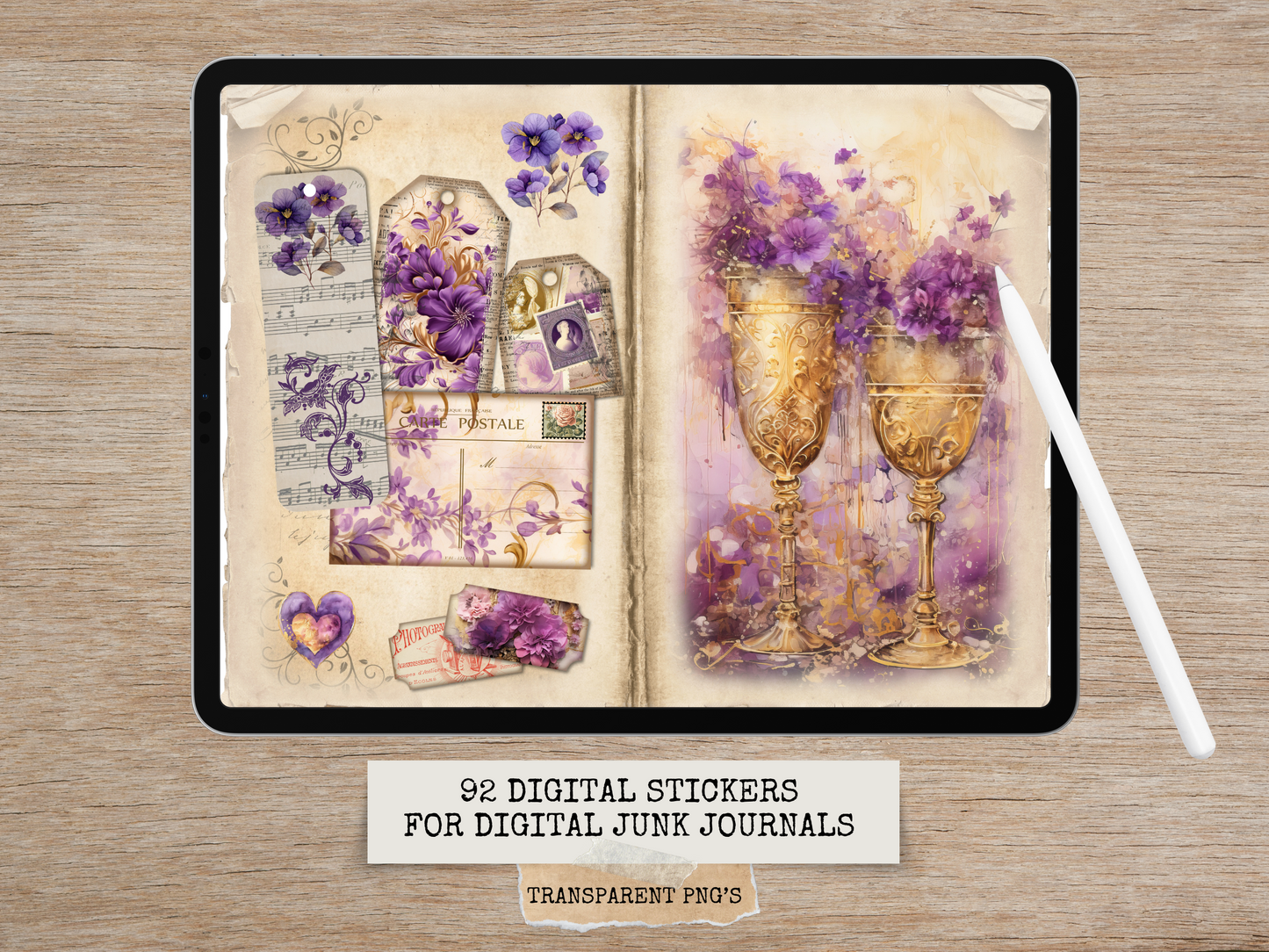 Victorian Elegance - Junk Journal Kit