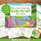 Dino & Friends Kids Craft Bundle