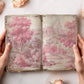 Pink Toile - Junk Journal & Scrapbooking Papers