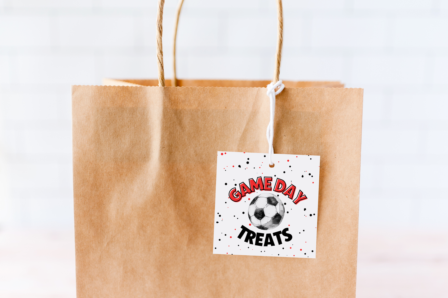 Soccer Game Day Treat Tags