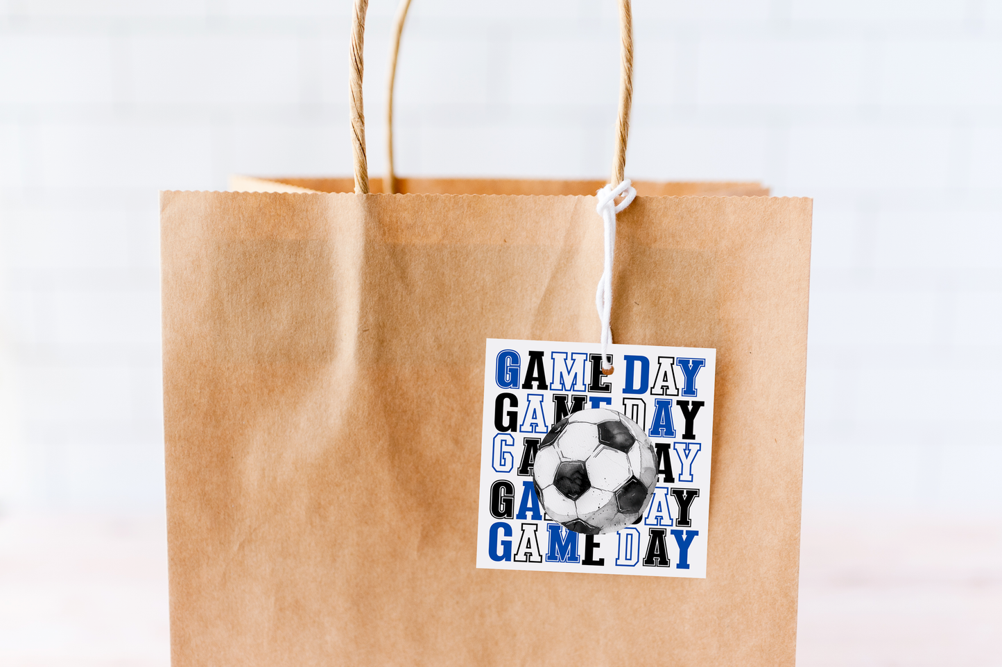 Soccer Game Day Treat Tags