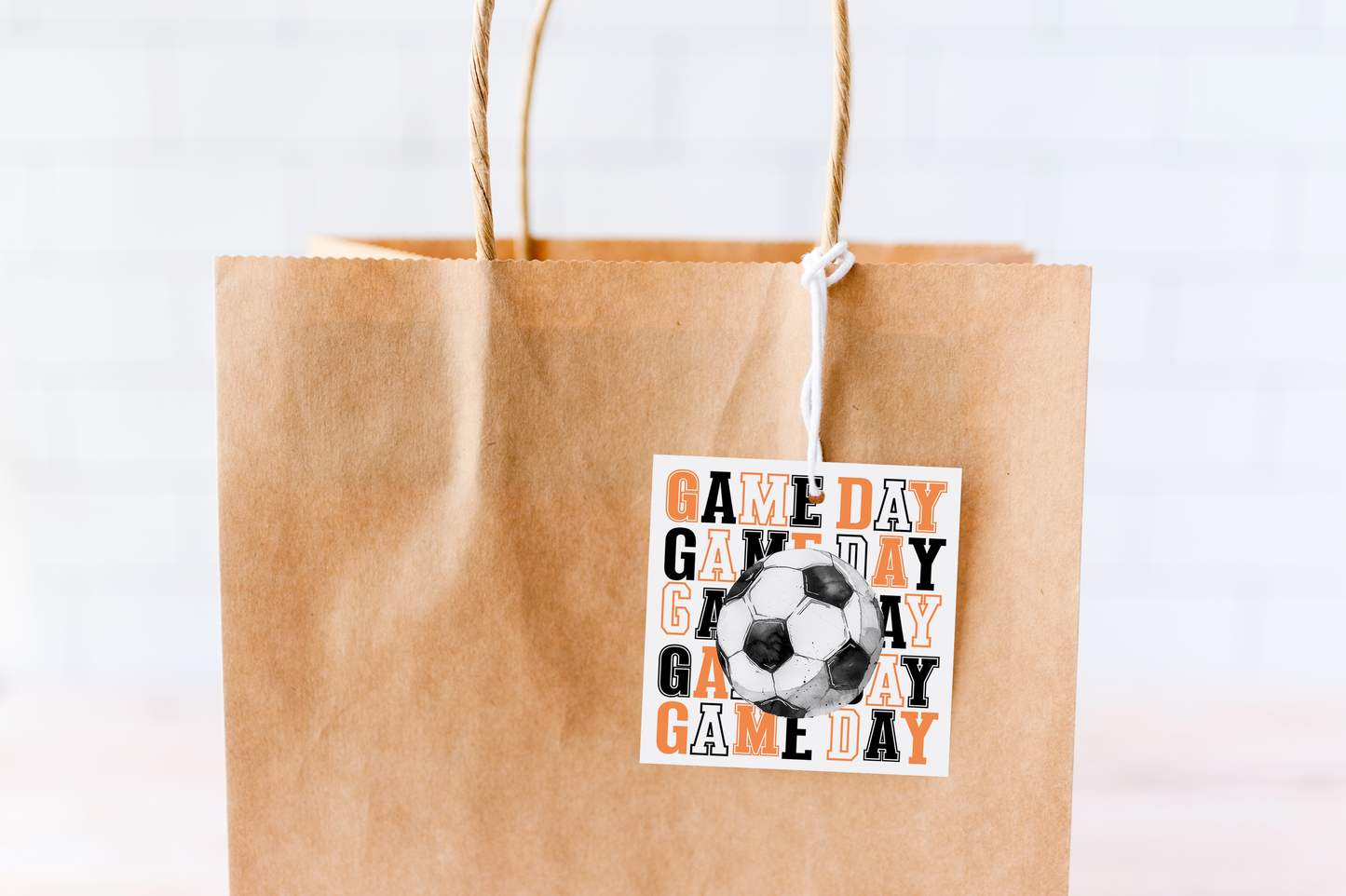 Soccer Game Day Treat Tags