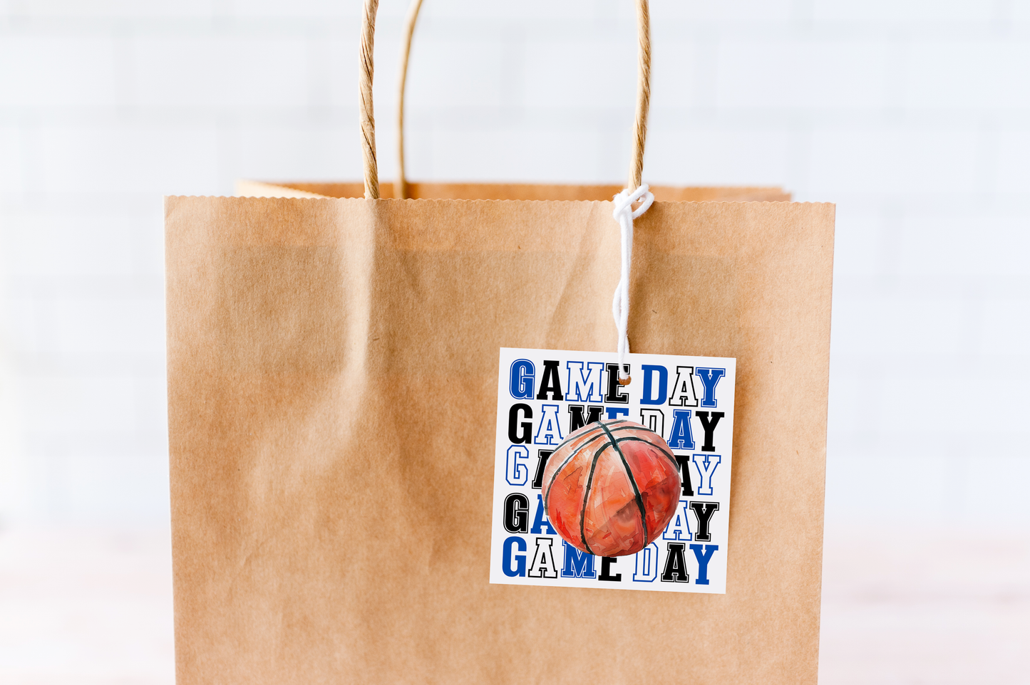 Basketball Game Day Treat Tags