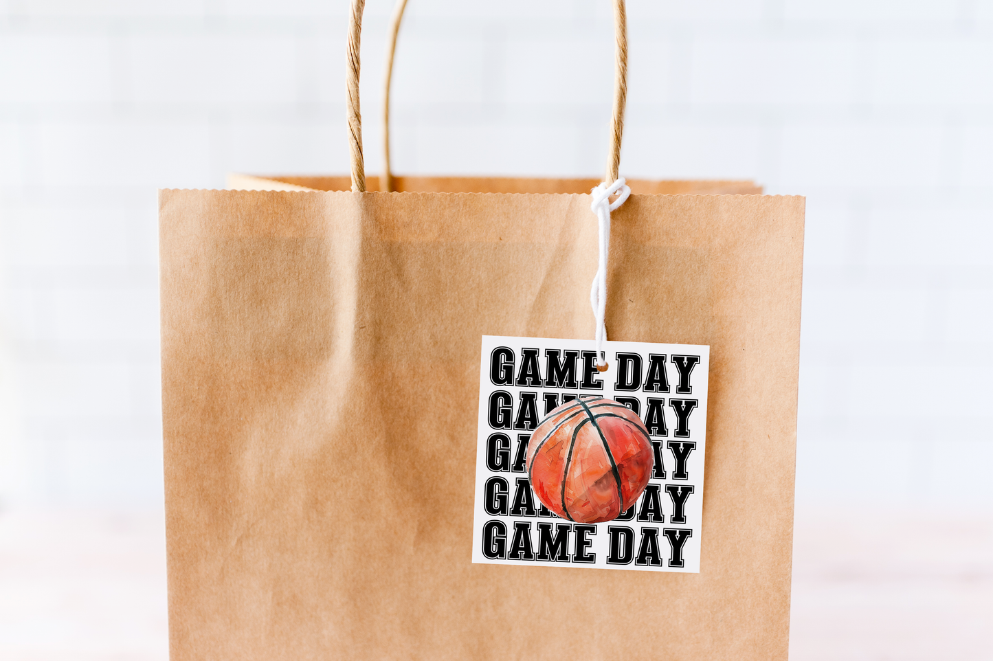 Basketball Game Day Treat Tags