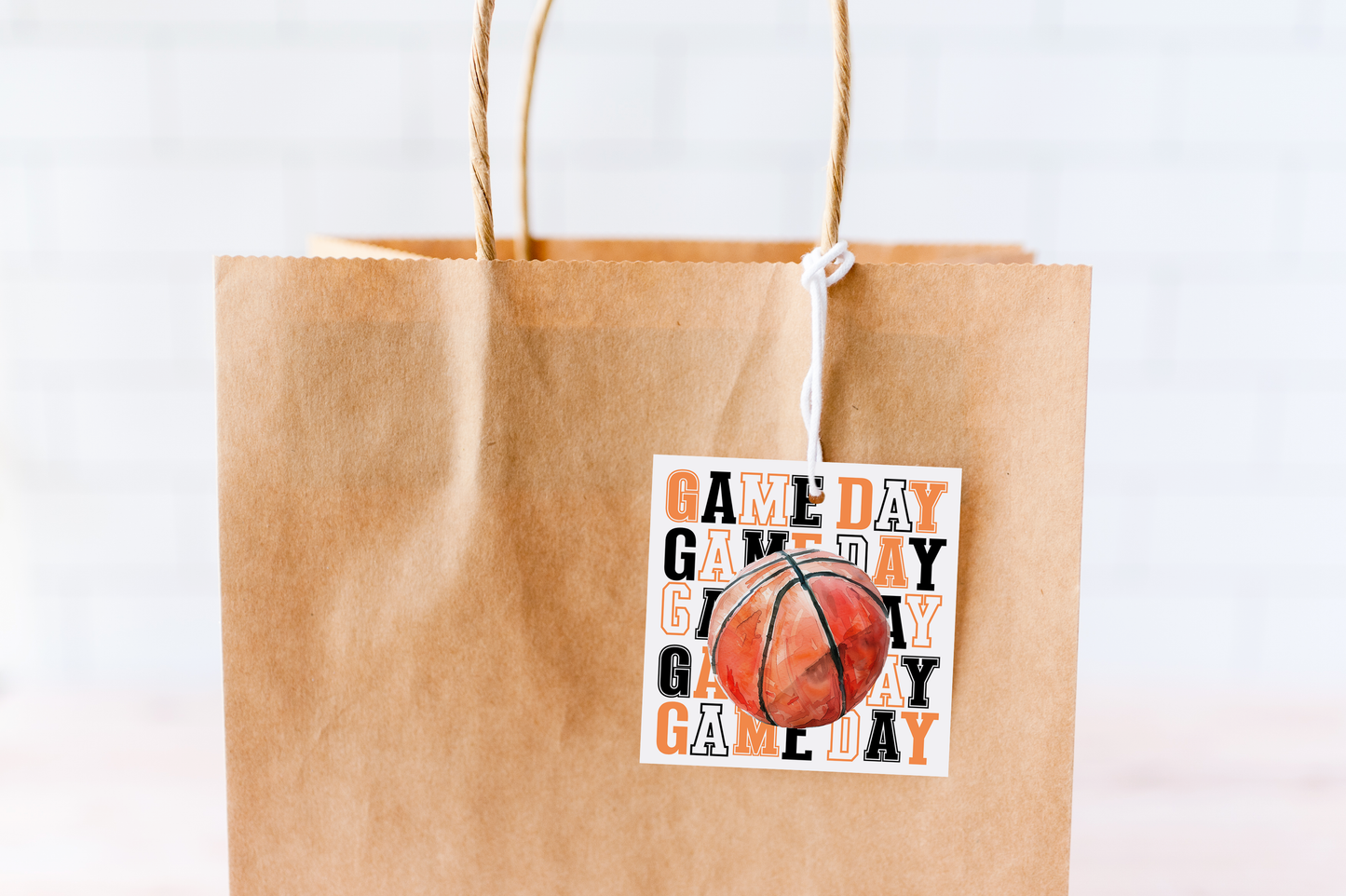 Basketball Game Day Treat Tags