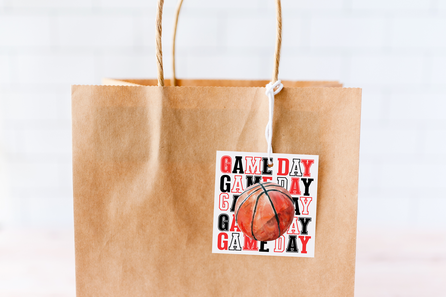 Basketball Game Day Treat Tags