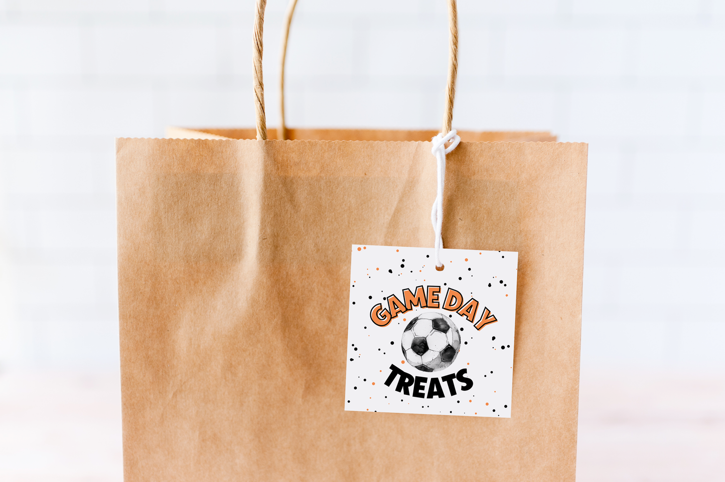 Soccer Game Day Treat Tags