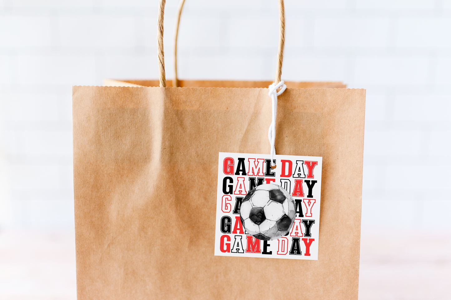 Soccer Game Day Treat Tags