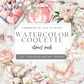 Watercolor Coquette Clipart Pack